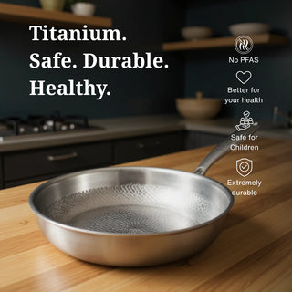 Titanium Hammered Pan